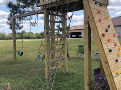 Play gym for kids with Rock Climber portrait view